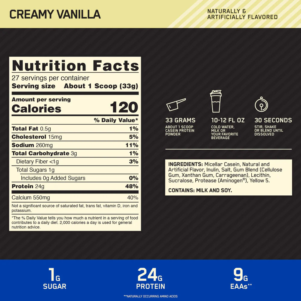 GOLD STANDARD® 100% Casein