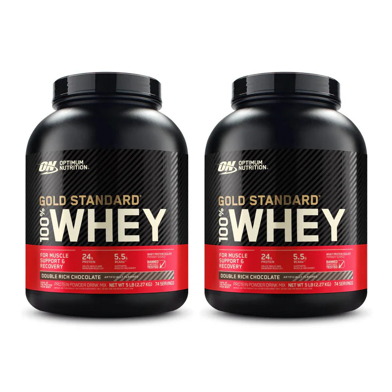2x GOLD STANDARD 100% WHEY™ Protein (5 lbs)